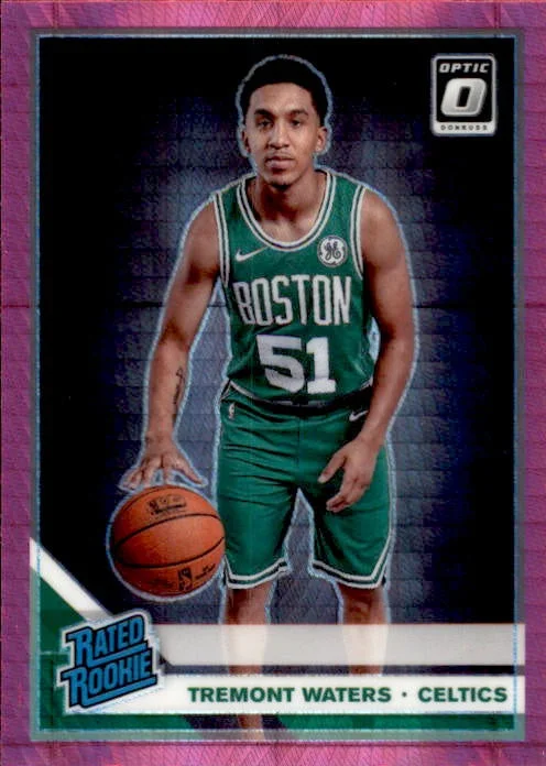 Tremont Waters, RC, Pink Hyper Prizm, 2019-20 Panini Donruss Optic Basketball NBA