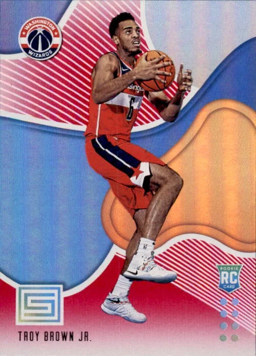 Troy Brown Jr, RC, Red Parallel, 2018-19 Panini Status Basketball NBA