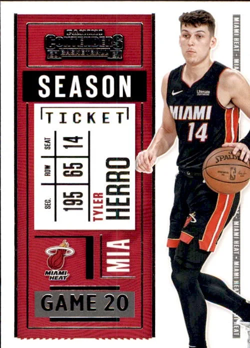 Tyler Herro, 2020-21 Panini Contenders Basketball NBA