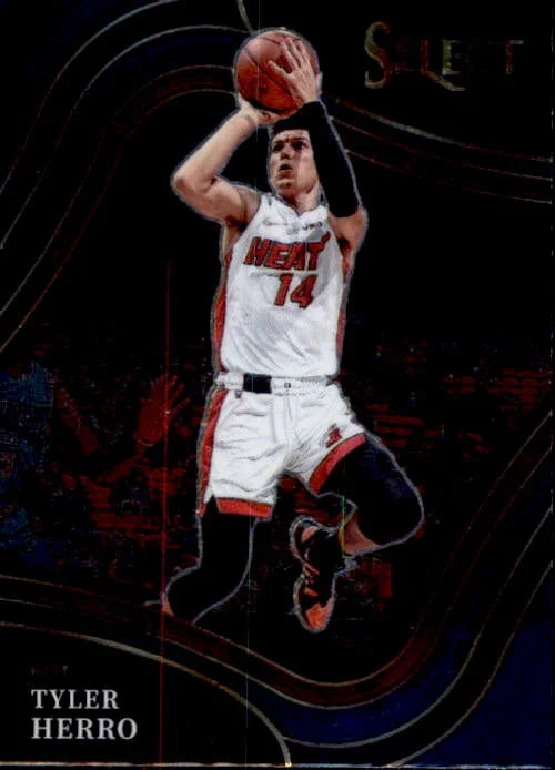 Tyler Herro, Courtside, 2021-22 Panini Select Basketball NBA