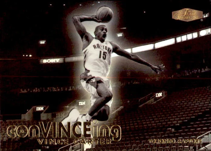 Vince Carter, ConVINCEing #2, 1999-2000 Flair Showcase Basketball NBA