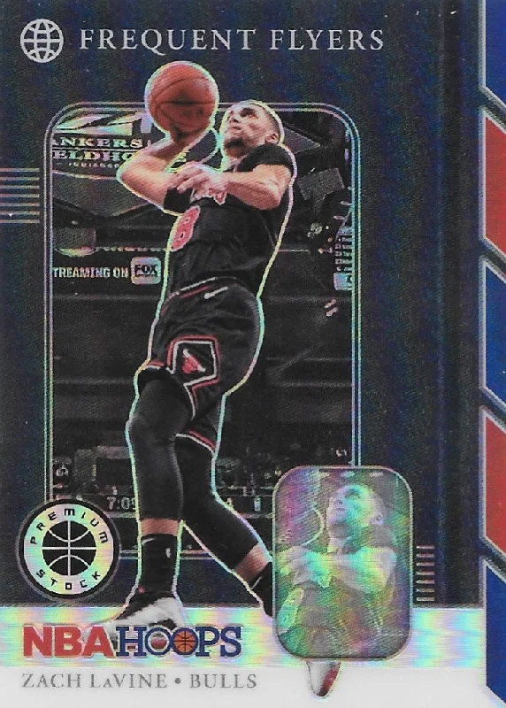 Zach LaVine, Frequent Flyers Silver Prizm, 2019-20 Panini Hoops Premium Stock Basketball NBA