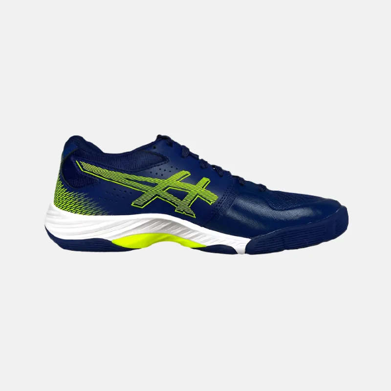 Asics Blade FF Men's Badminton Shoes -Blue Expanse/Safety Yellow