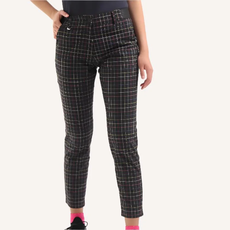 Chervò Split Pants - Plaid