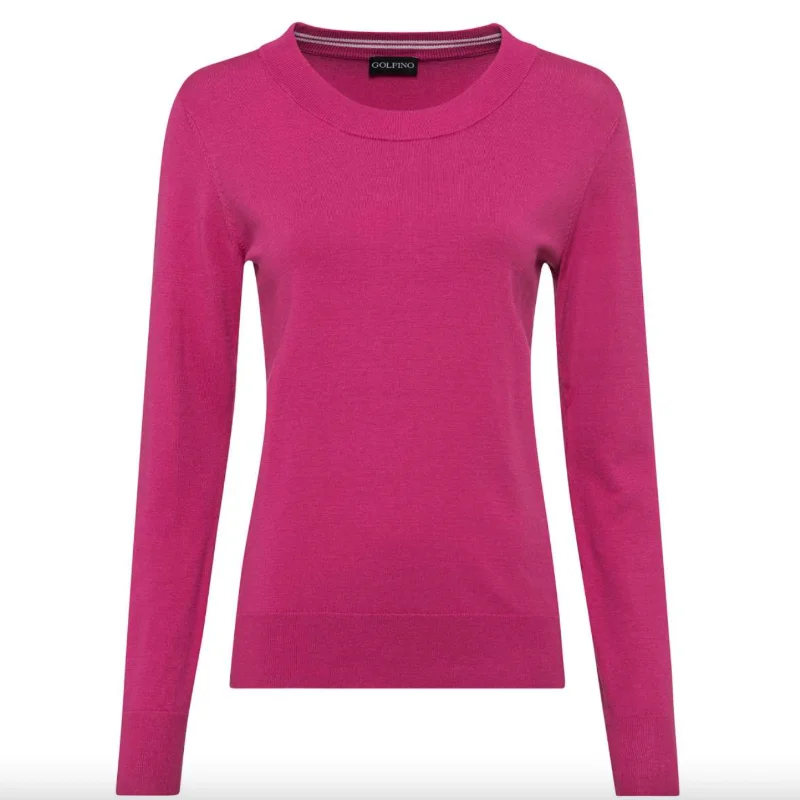 Golfino Ana Crew Neck Pullover - Pink