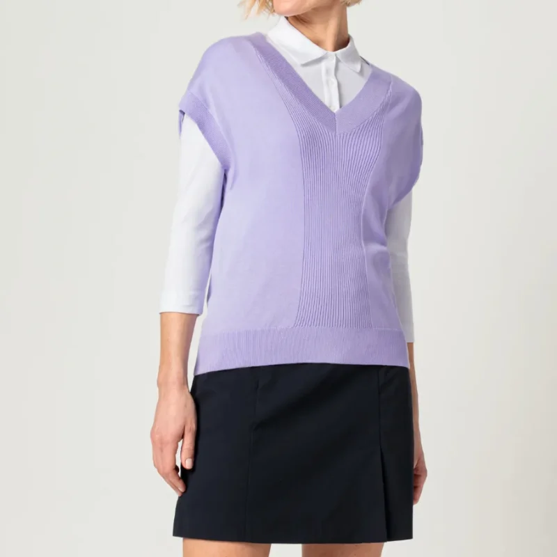 Golfino Smart Player S/L Pullover - Lavender