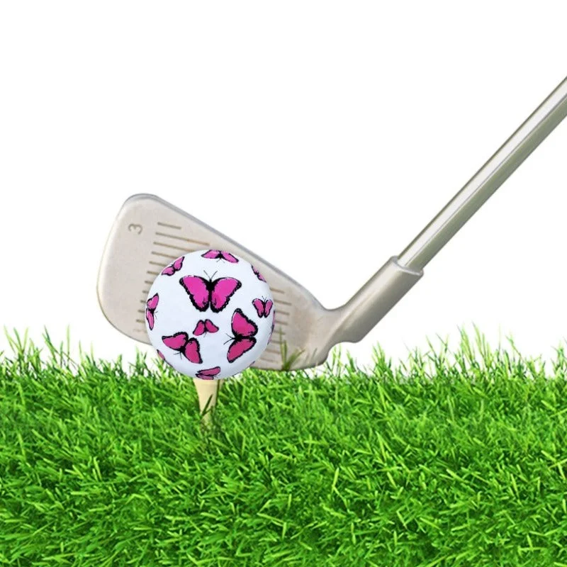 Navika Golf Ball - Pink Butterfly