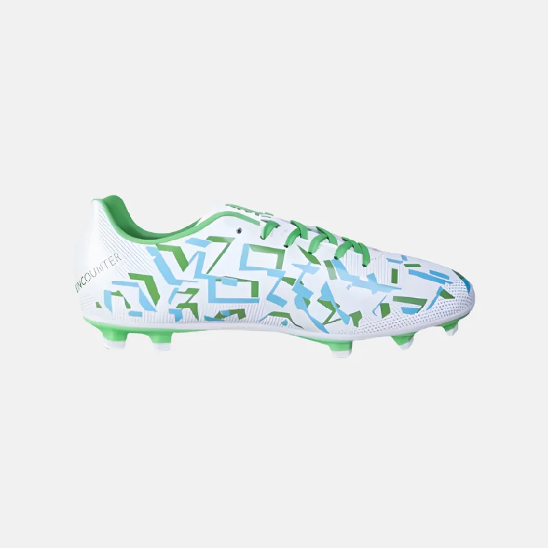 Nivia Encounter 10.0 Kids Football Studs -White