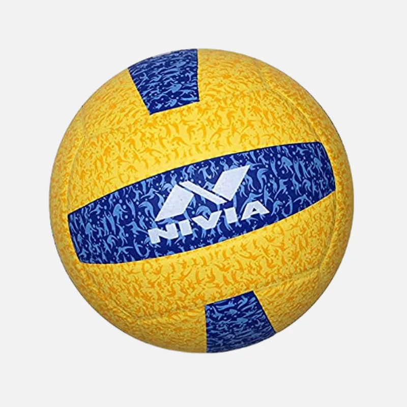 Nivia G-2020 PU Moulded Volleyball -Yellow/Blue