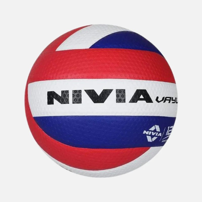 Nivia Vayu Pasted Volley Ball-Red/White/Blue