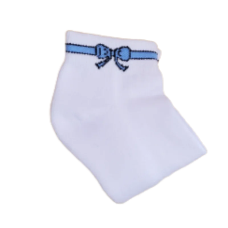 On The Tee Bow Socks - Blue