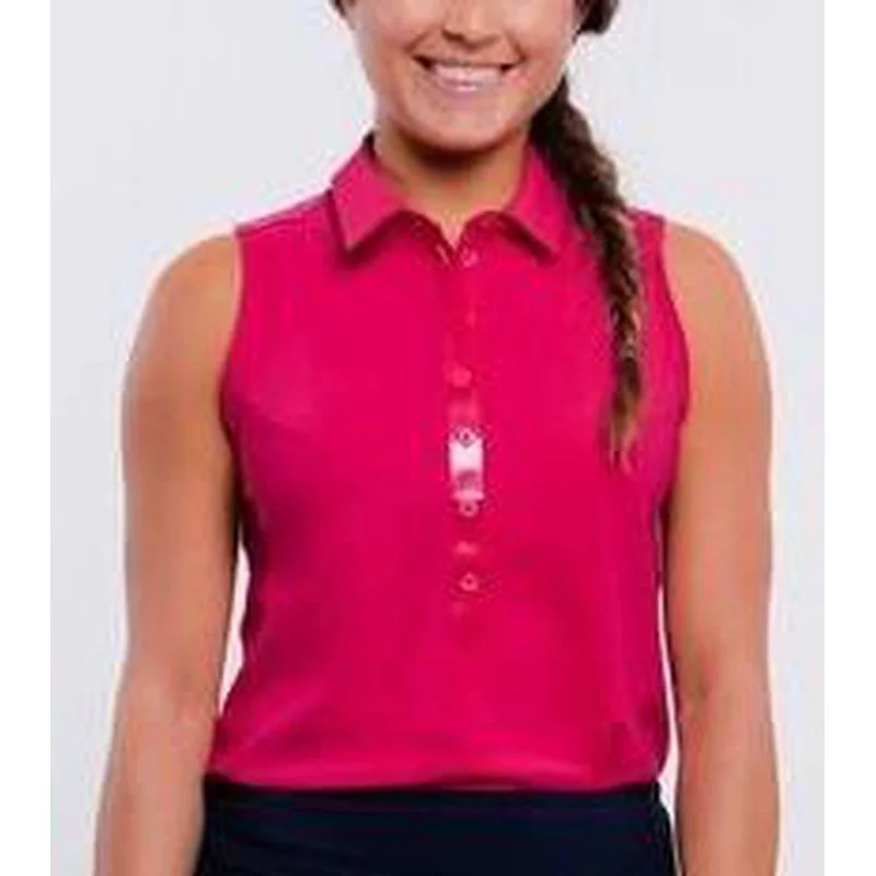 Foray Golf Core 2.0 S/L Polo - New Fuxia