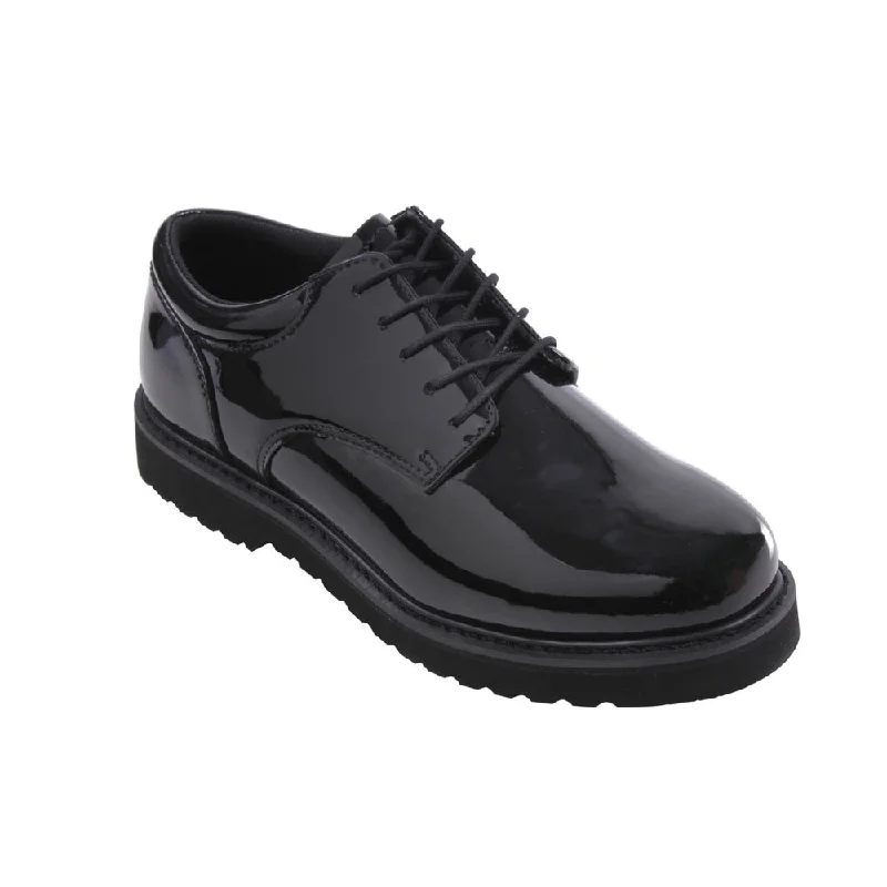 Rothco Men's Uniform Oxford Work Sole Shoe- Black