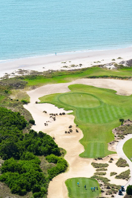 Teeing Off Hole 18, Wild Dunes Golf Course, South Carolina