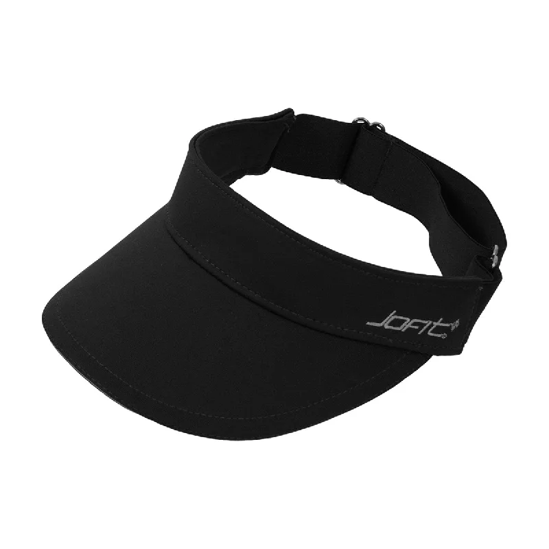 Black Visor with Wide Brim