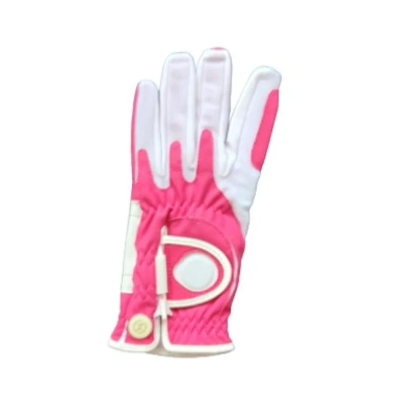 Zero Friction Golf Glove w/Magnet (Left) - Pink