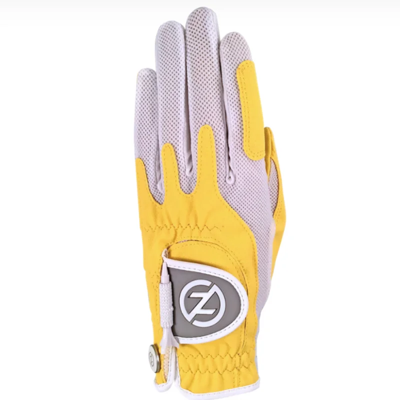 Zero Friction Synthetic Golf Glove (Right) - Yellow